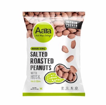 Aara Khari Sing Salted Roasted Peanuts with Husk 400 G