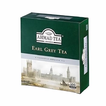 Ahmad Tea London Earl Grey Tea 100 Tagged Tea Bags
