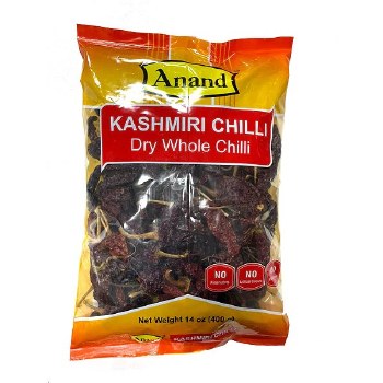 Anand Kashmiri Dry Whole Chillies 400 G