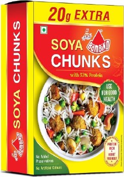 Bambino Soya Chunks Regular 220 G