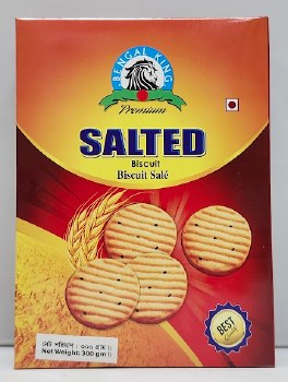 Bengal King Salted Biscuits 400g