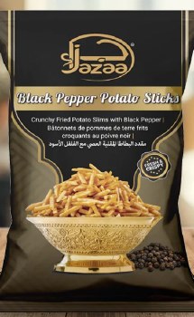 Jazaa Black Pepper Potato Sticks 200 G