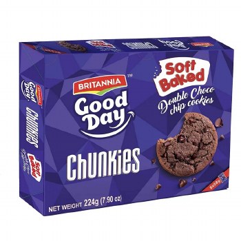 Britannia Good Day Soft Baked Double Choco Chip 224 G