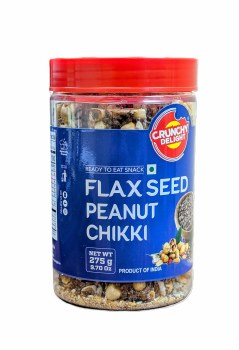Crunchy Delight Flax Seed Peanut Chikki 275g