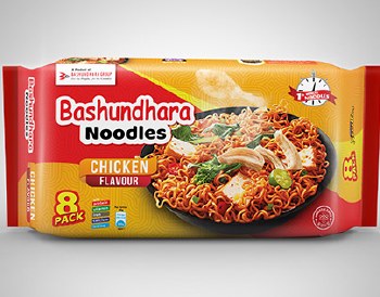 Bashundara Chicken Noodles 8 Pack