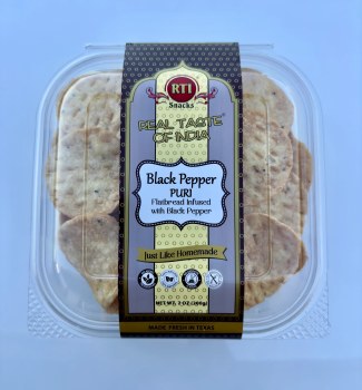 RTI Snacks Black Pepper Puri 200 G