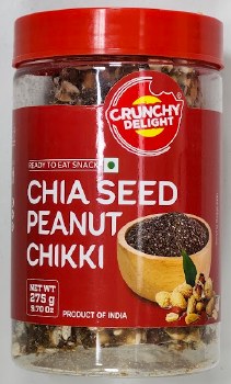 C D Chia Seed Pean Chikki 275g