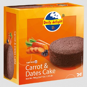 D D Carrot & Dates Cake 700g