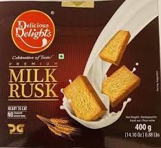 Delicious Delights Milk Rusk 400g