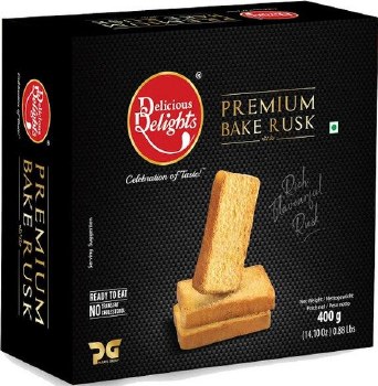 Delicious Delights Premium Bake Rusk 400g