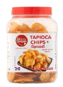 Delicious Delights Tapioca Chips (Spiced) 150g