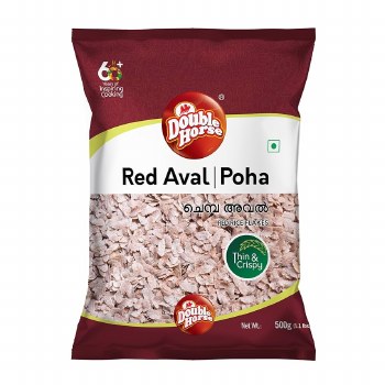 double horse red aval poha 500g