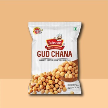 Jabsons Gud Chana Jaggery Coated Roasted Chickpeas 150 G