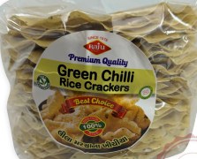 Raju Green Chilli Rice Crackers 500 G