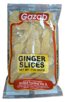 Gazab Ginger Slices 7 Oz