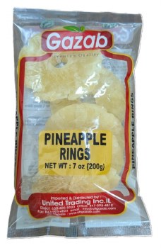 Gazab Pineapple Rings 7 Oz
