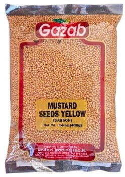 Gazab Yellow Mustard Seeds 14 Oz