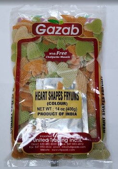 Gazab Heart Shapes Fryums 400g