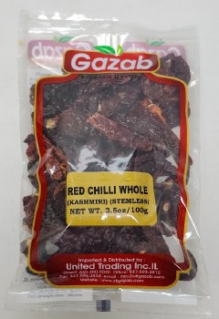 Gazab Red Chilli Whole 100g