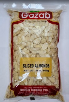 Gazab Sliced Almonds 800 G