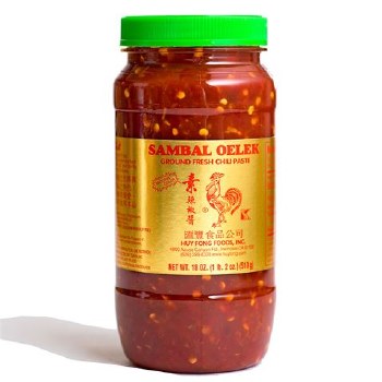 Sambal Oelek Ground Fresh Chili Paste 18 Oz