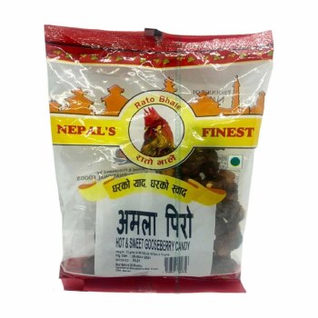 Rato Bhale Hot & Sweet Gooseberry Candy 70 G