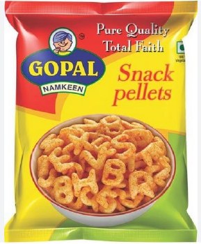 Gopla Namkeen Alphabet Snack Pellets 85 G