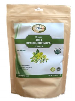 Herbi+ Organic Amla/Bhringraj Powder 7 oz