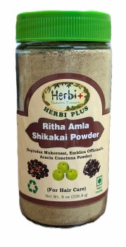 Herbi+ Ritha Amla Shikakai Powder 8 oz