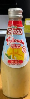 Gazab Falooda Basil Dessert Drink Mango Artificial Drink 290 ML