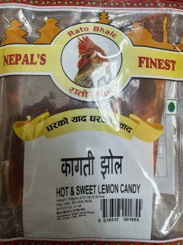 Rato Bhale Hot & Sweet Lemon Candy 100 G