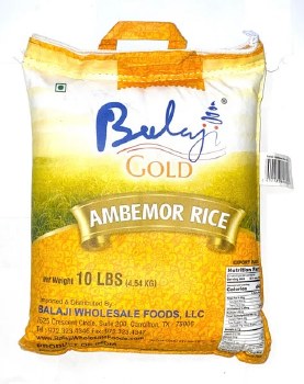 Balaji Gold Ambemore Rice 10 Lbs