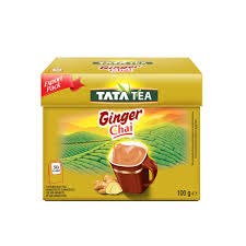 TATA Ginger Chai  50 Tea Bags 100 G