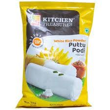 Kitchen Treasures White Rice Powder Puttu Podi 1 Kg