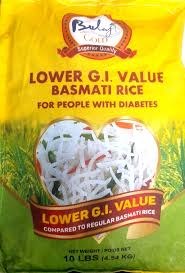 Balaji Gold Lower G.I. Value Basmati Rice 10 Lbs