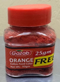 Gazab Orange Food Color 50g