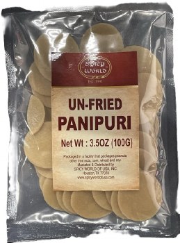 Spicy World Unfried Panipuri 100G