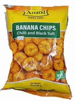 Anand Banana Chips Chilli & Black Salted 12 Oz