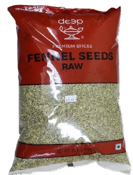 Deep Fennel Seeds Raw 1.8 Kg