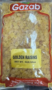 Gazab Golden Raisins 4 Lbs