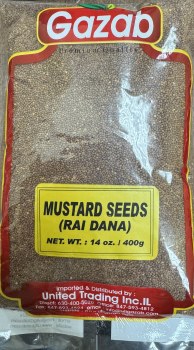 Gazab Mustard Seeds (Rai Dana) 14 Oz