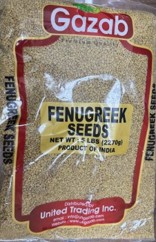 Gazab Fenugreek Seeds 5 Lbs