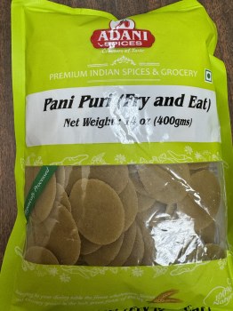 Adani Pani Puri (Fry and Eat) 400 G