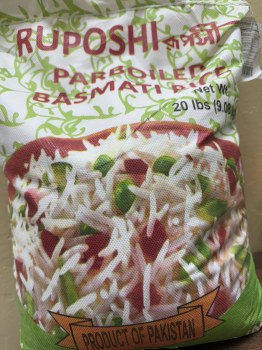 Ruposhi Parboiled Basmati Rice 20 Lbs