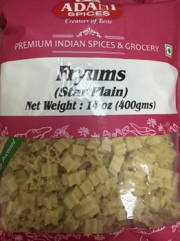 Adani Fryums Star Plain 400 G