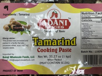 Adani Tamarind Cooking Paste 1 Kg