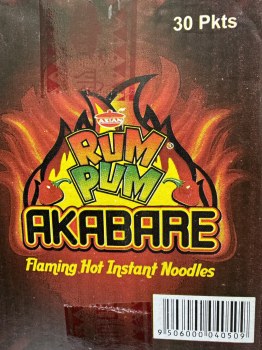 RUM PUM Akabare Chicken Flavoured Noodles 30 Pack