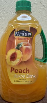 Famous Peach Juice Drink 2.1 Ltr