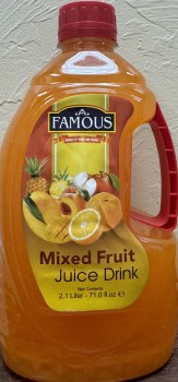 Famous Mixed Fruit Juice Drink 2.1 Ltr