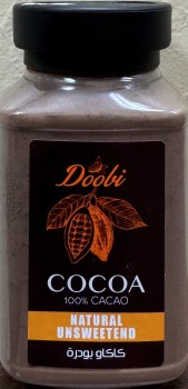 Doobi Cocoa Natural Unsweetend Powder Jar 170 G